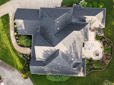 Multi Gabled Asphalt Shingle Roof