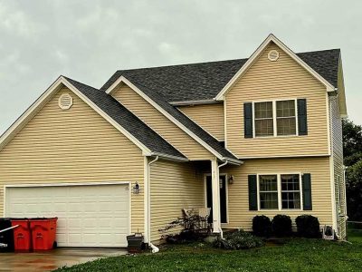 Residential Roof Siding Installation